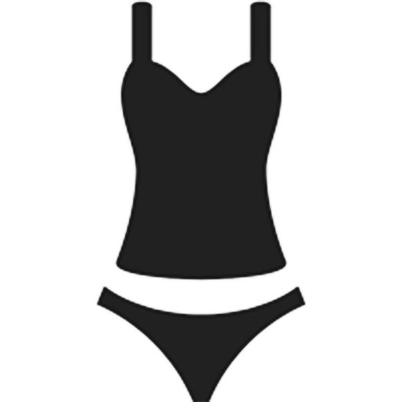 Plus Tropical Print Bikini Set Womens Size 16 Swimsuit Brown Swimwear - Picture 7 of 10